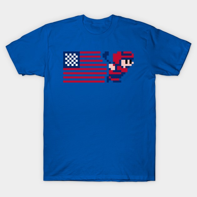 USA Ice Hockey T-Shirt by The Pixel League